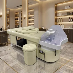 Multi functional Shampoo Chair Water Circulation Steam Massage Portable Ceramic Modern Design Beauty Salon Hair Salon