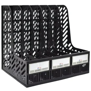 Multi layer Plastic Desk File Organizer 6 Tiers Vertical Document Storage Rack Magazine Holder for Office School Home Supplies