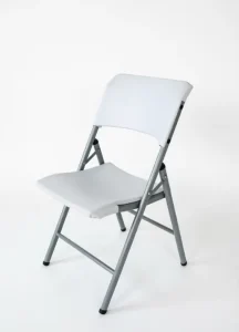 Multi purpose Flat Tube Metal Folding Chair Heavy Duty Iron Frame Stackable Event Seating for Wedding Banquet Outdoor Party