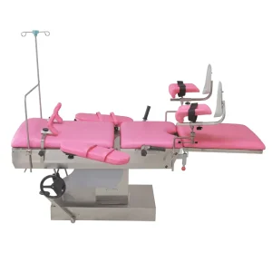 Multifunction Hydraulic Obstetric Gynecology Operating Table Stainless Steel Adjustable Height CE Certified Hospital Grade