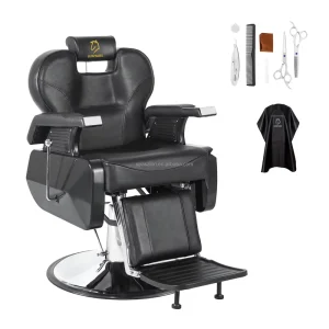 Multifunctional Barber Chair with Reclining Function and Hydraulic Pump Type for Barber Shop and Beauty Hair Salon