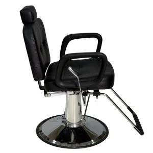 Multifunctional Beauty and Hair Salon Chair Ergonomic Reclining 360 Swivel Hydraulic Adjustable PU Leather Barber Styling Chair