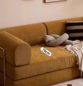 Multifunctional Compressed Sofa Portable Easy Assemble Sponge Furniture for Office Guest Rest Area