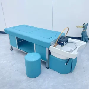 Multifunctional Hair Washing Bed with Moxibustion Physiotherapy Salon Head Spa Washing Table Barber Shop Equipment