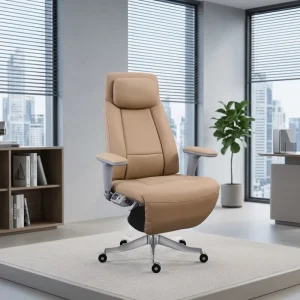 Multifunctional Intelligent Reclining Electric Leather Executive Office Chair Boss Manager Teacher Use Home Office Lunch