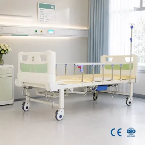Multifunctional Manual Hospital Nursing Bed Adjustable Patient Care Bed for Medical Ward and Home Elderly Rehabilitation Care