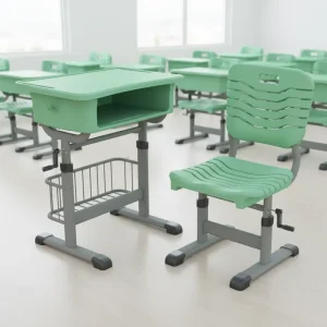 Multifunctional Modern Wood Plastic Metal Study Table Chair Set Drawer for Students High Cost Performance Adjustable School