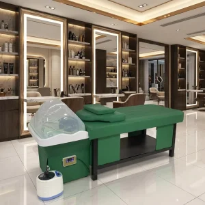 Multifunctional Portable Modern Salon Japanese Hair Spa Washing Head Chair Ceramic Basin Thai Shampoo Bed for Living Room Use