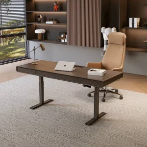 Multifunctional Solid Wood Office Desk Ergonomic Custom Office Desk Load bearing Height Adjustable Desk