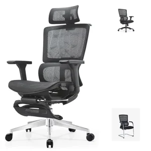 Multifunctional Upholstered Office Ergonomic Mesh Office Chair