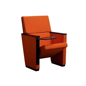 Multimedia Classroom Row Soft Bag Auditorium Chair Lecture Hall Conference Room Cinema Writing Board Fabric Foldable Armrests