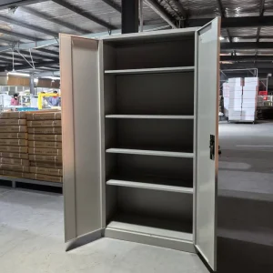 Multipurpose Lockable Steel Cabinet Secure Filing Storage Cabinet with 3 Point Lock and Adjustable Shelves