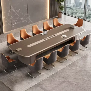 Musen Model 797 Modular Square Conference Table Chair Combination Modern Design MDF Material 10 Seater for Large Conference