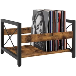 Music Record CD Card Book Newspaper Magazine Storage Rack Multi Purpose Dustproof