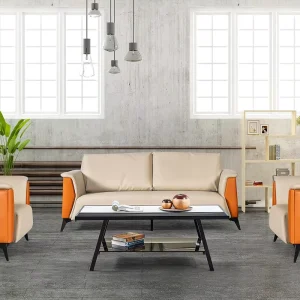 NEW European Style Furniture Luxury Office Sofas Trend Style Modular Sofa Leather Sofa Office