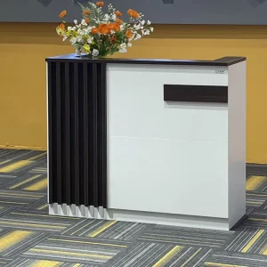 Nail Salon Front Desk Mini Luxury Cashier Checkout Counter Compact Service Reception Table