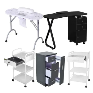 Nail Salon Furniture Professional Nail Table Manicure Trolley Beauty Salon