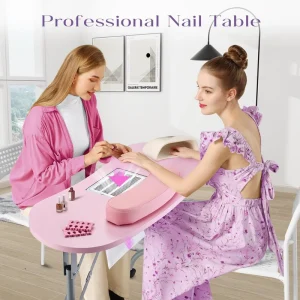 Nail Table Manicure Desk Beauty Furniture Equipment Salon Furniture High Quality Nail Art Station Table Desk Nail SPA Nail Table
