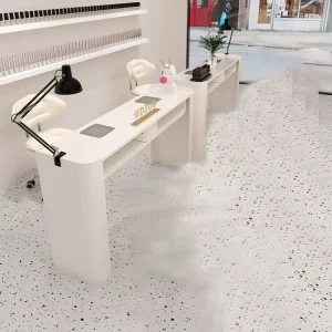 Nail Table Manicure and Chairs Set Professional Equipment Manicure Desk Client Table for Nail Beauty Salon Furniture Nail Tables