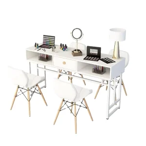 Nail Tables Modern Minimalist Style Wood Nail Salon Table