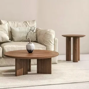 Natural Wood Texture Solid Wood Coffee Table Modern New Chinese Style Design High grade Appearance for Living Room Furniture