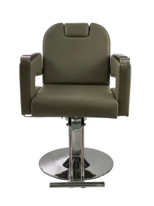 Net Red Durable Barbershop Chair Stainless Steel PU Leather Seat Hot Dyeing High Grade Hair Cutting Chair Lifting Rotary