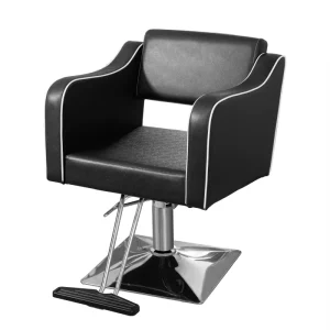 New Arrival Luxury Synthetic Leather Barber Chair Heavy Duty Hydraulic Pump Styling Hair Cutting Rotation Lifting Functions
