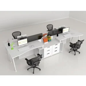 New Arrival Office Wooden Table Meeting Room Modular Furniture Desk White Conference Table