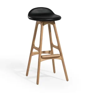 New Arrival Solid Wood Frame Modern Bar Stool for Commercial Use Home Bar Hotel