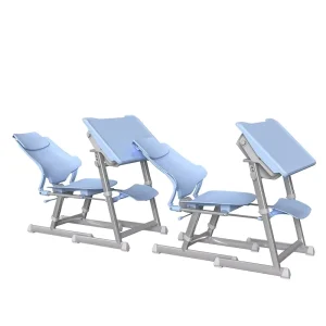 New Design Adjustable Height School Furniture Student Lunch Break Sleeping Desks and Chairs Set
