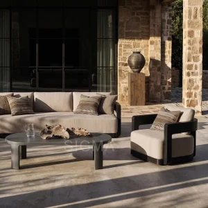 New Design All Weather Woven Furniture Waterproof Modern Garden Furniture Set L Shape Aluminum Chair Patio Outdoor Sofa
