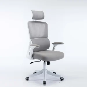 New Design Comfortable Waiting Mesh Chair Office Chair Ergonomic Grey for Conference Workplace