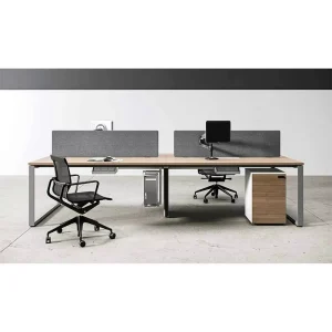 New Design Desk Modern Style Office Partition 1 2 4 6 Wooden Cubicle Desk for Office Workstation