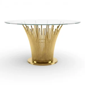 New Design Detachable Round Dining Table for Ten Chairs Wedding Guest Hall Popular Ronde Circle Decor