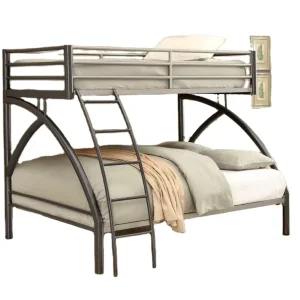 New Design Dormitory Twin Over Full Metal Bunk Bed