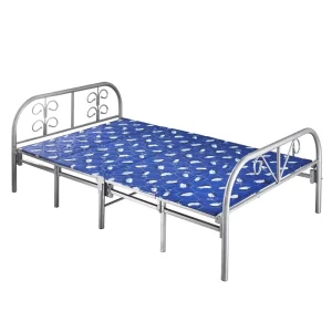 New Design Folding Metal Bed Camp Single House Hold Bed Office Nap Artifact Dormitory Lunch Break Bed