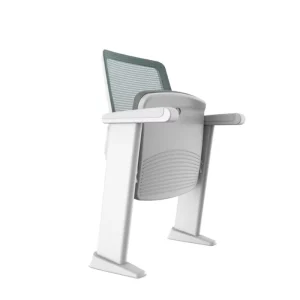 New Design Mesh Back Church Chair Theater Auditorium Furniture Interlock Padded Church Chairs