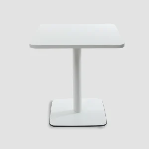 New Design Modern Eco Friendly Durable Easy Clean Square Wooden Aluminum Steel Bar Tables for Mall Hotel Coffee Shop Commercial