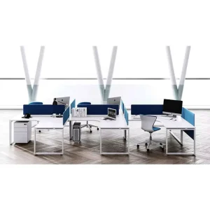 New Design Modern Style Workstation Desk Office 2 4 6 8 Person Workstation Partitions Cubicle Table