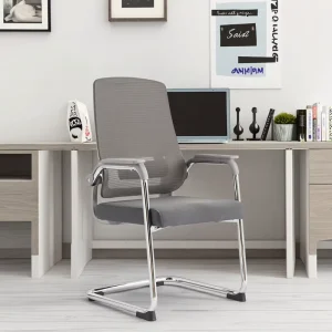 New Design Office Chair With Armrest No Wheel Meeting Room Luxury Computer Visitor Office Waiting Modern Conference Office Chair