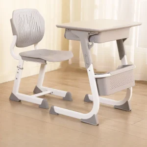 New Design School Furniture Student Desk and Chair Ergonomic Height Adjustable School Desk and Chair Set for Kids Child Adult