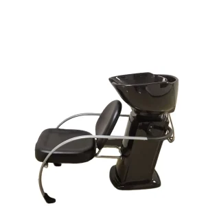 New Design Set Beauty White Black Salon Hair Washing Chair and Sink Kit Shampoo Chairs