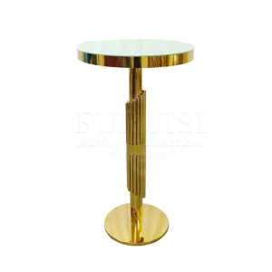 New Design Stainless Steel Bar Table for Event and Party Hotel Wedding Cocktail Tables