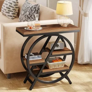 New Design Wabi Sabi American Retro Portable Side Table Small Coffee Table for Living Room Bedroom Hotel