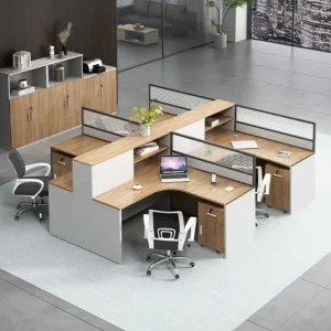 New Durable Modern Commercial Modular Wood Office Table Convertible Call Center Desk Partition Cubicle Workstation Adjustable