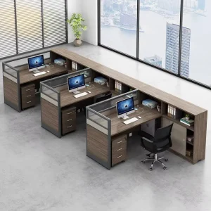 New Durable Modern Commercial Wood Office Furniture Set Modular Cubicle Partition Screen Workstation Desk