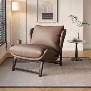 New Fashion Nordic Single Sofa Chair Luxury Design Velvet Wing Chair