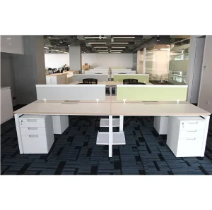New High Quality Open Modular Cubicle Table Office Workstation Desk for 6 Person