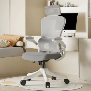 New High Quality White Comfortable Adjustable Executive Staff Computer Swivel Mesh Ergonomic Office Chair with Lumbar Support