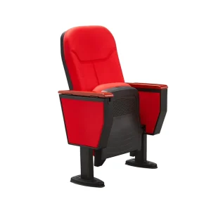 New Innovations High Quality Modern Fabric Folding Seat Theater Auditorium Use Customized Color Size 5 Year Theater Furniture